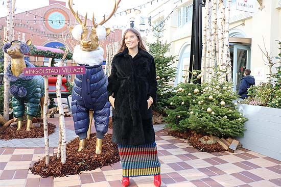 X-Mas Shopping Tour mit Cathy Hummels im Ingolstadt Village (©Foto: Martin Schmitz)